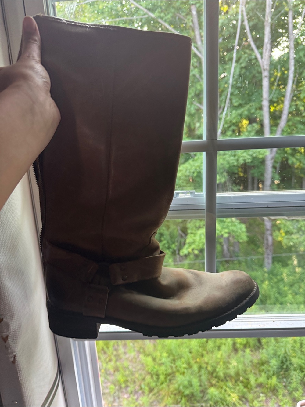 L.L Bean Classic Brown Real Leather Riding Boot MOVING MUST SELL!